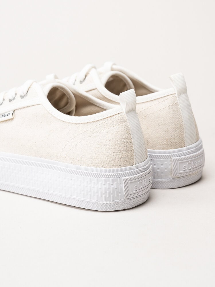 S.Oliver - Beige sneakers i textil