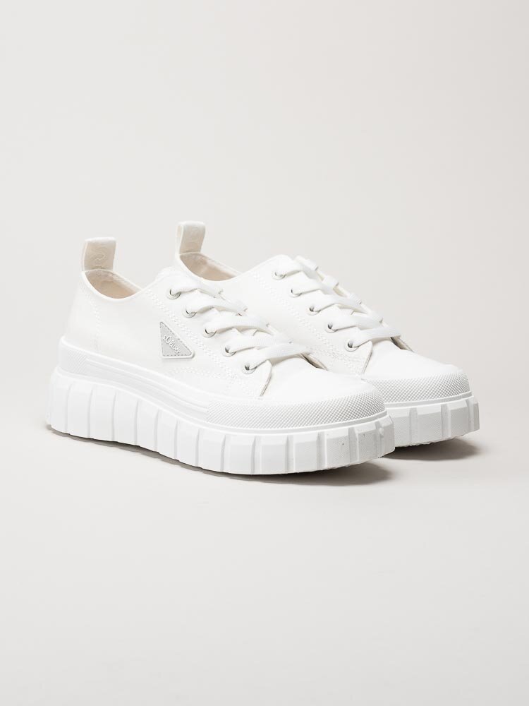 S.Oliver - Vita chunky sneakers i textil