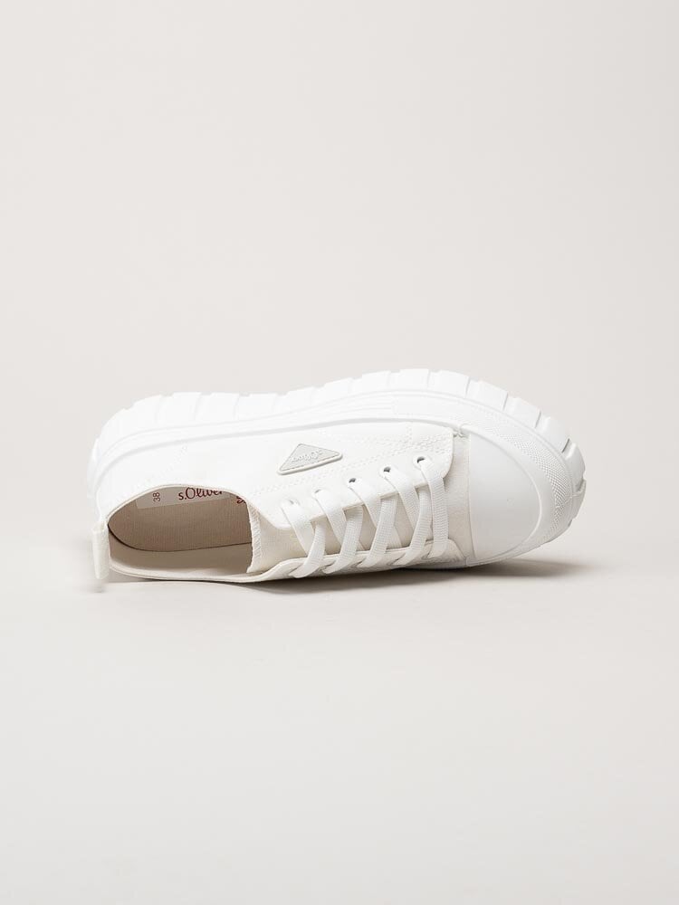 S.Oliver - Vita chunky sneakers i textil