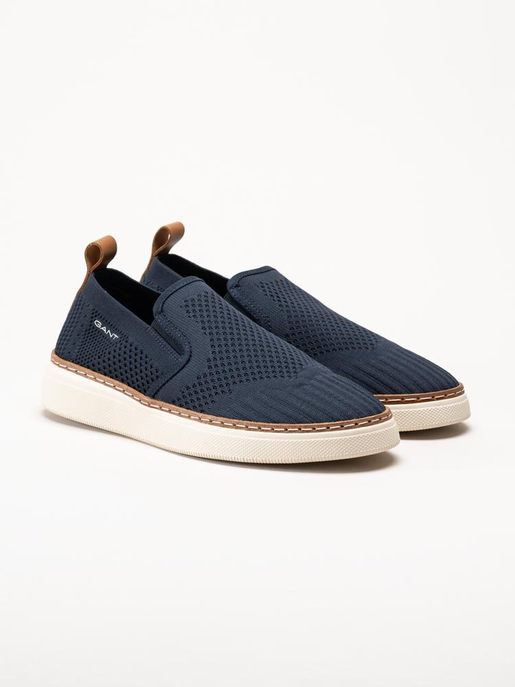 Gant Footwear - San Prep - Marinblå slip on textilskor