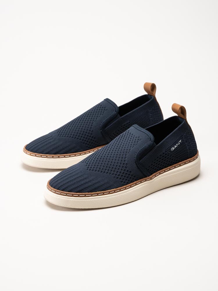 Gant Footwear - San Prep - Marinblå slip on textilskor