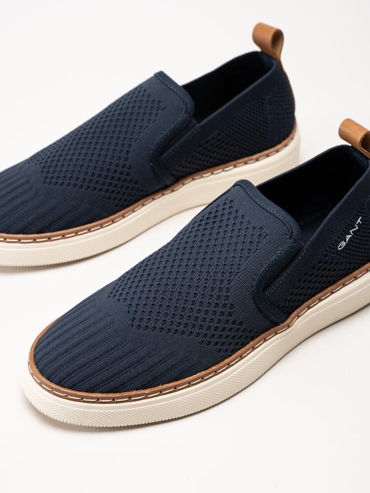 Gant Footwear - San Prep - Marinblå slip on textilskor