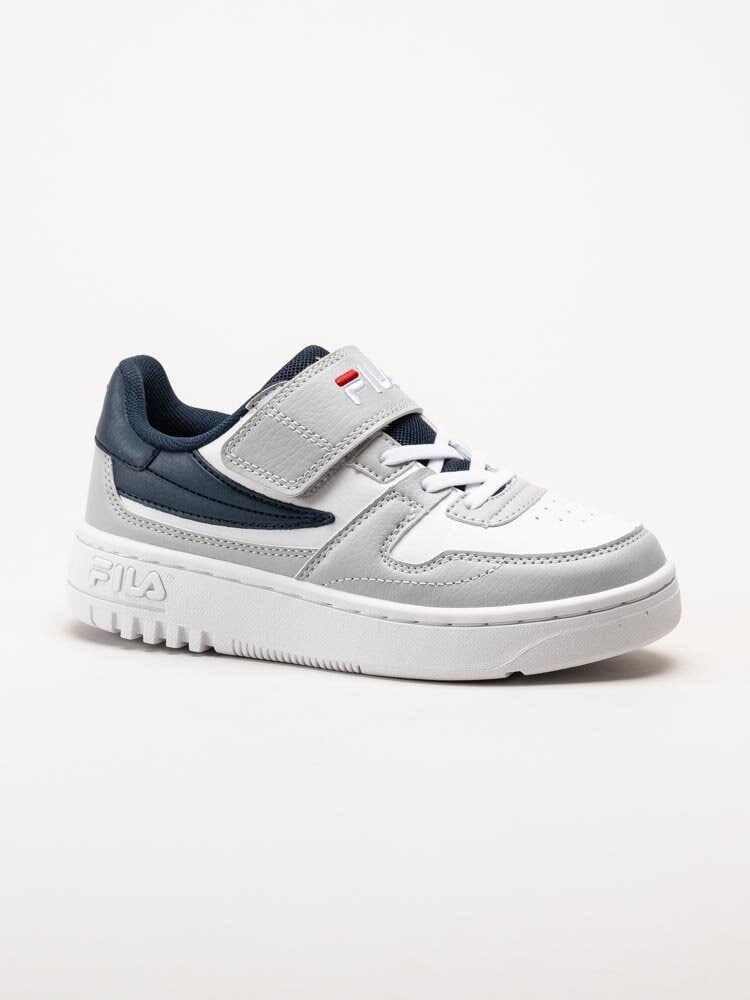 FILA - Fxventuno Velcro Kids - Vit grå sneakers