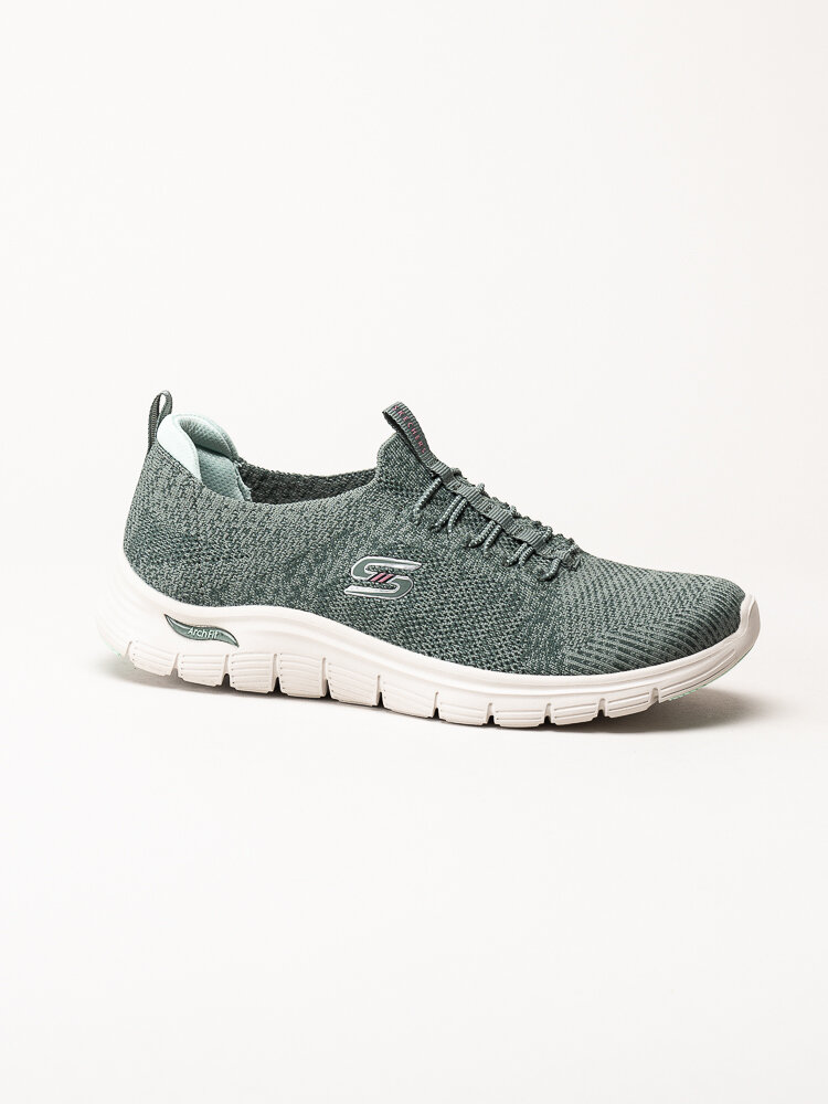 Skechers - Arch Fit Vista - Gröna sportskor i textil