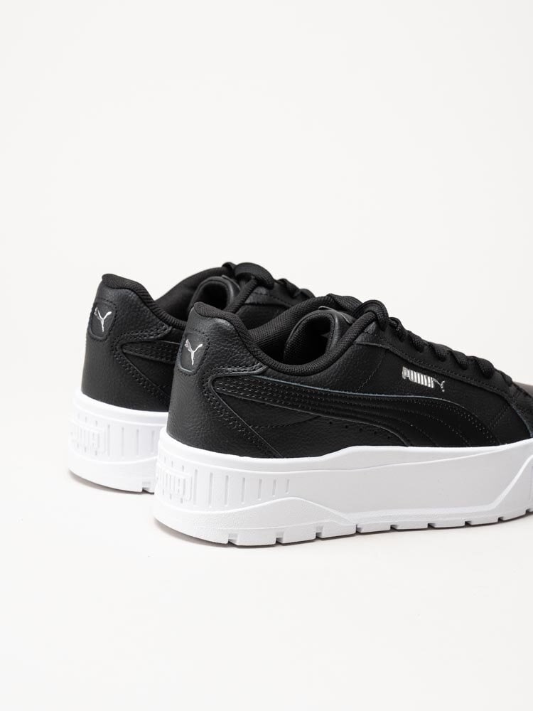 Puma - Karmen II L - Svarta platåsneakers i skinn