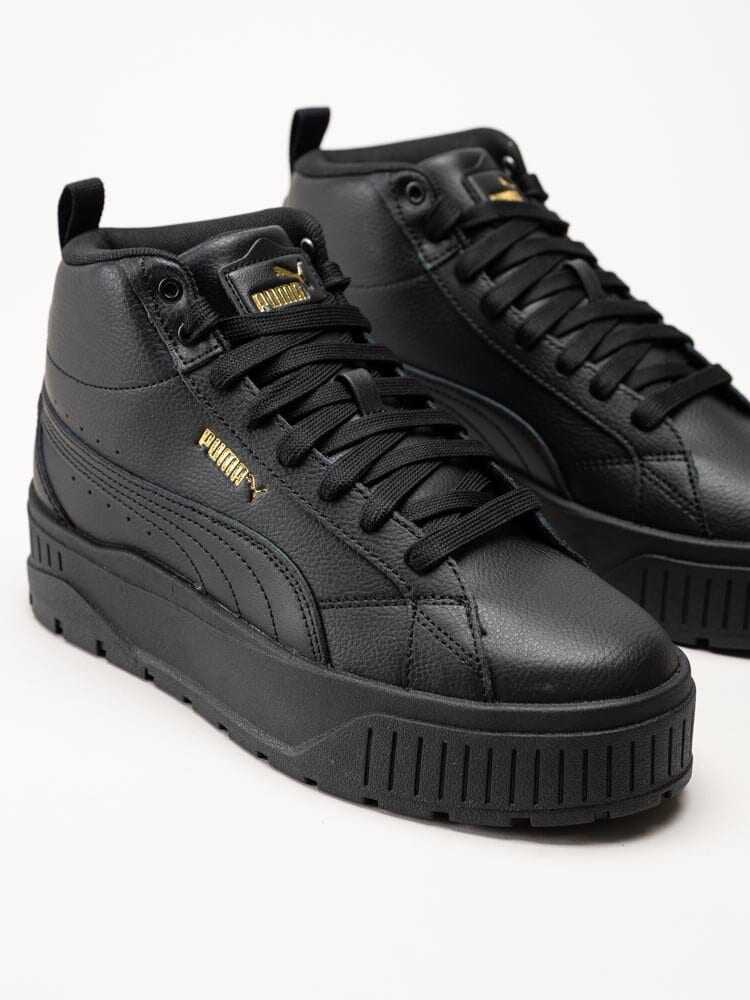 Puma - Karmen II Mid - Svarta höga platåsneakers