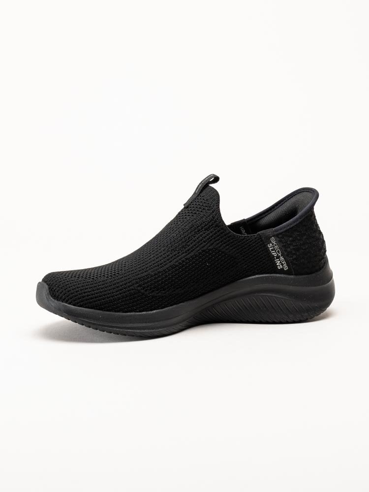 Skechers - Ultra Flex 3.0 Easy Win - Svarta slip-ins sneakers i textil