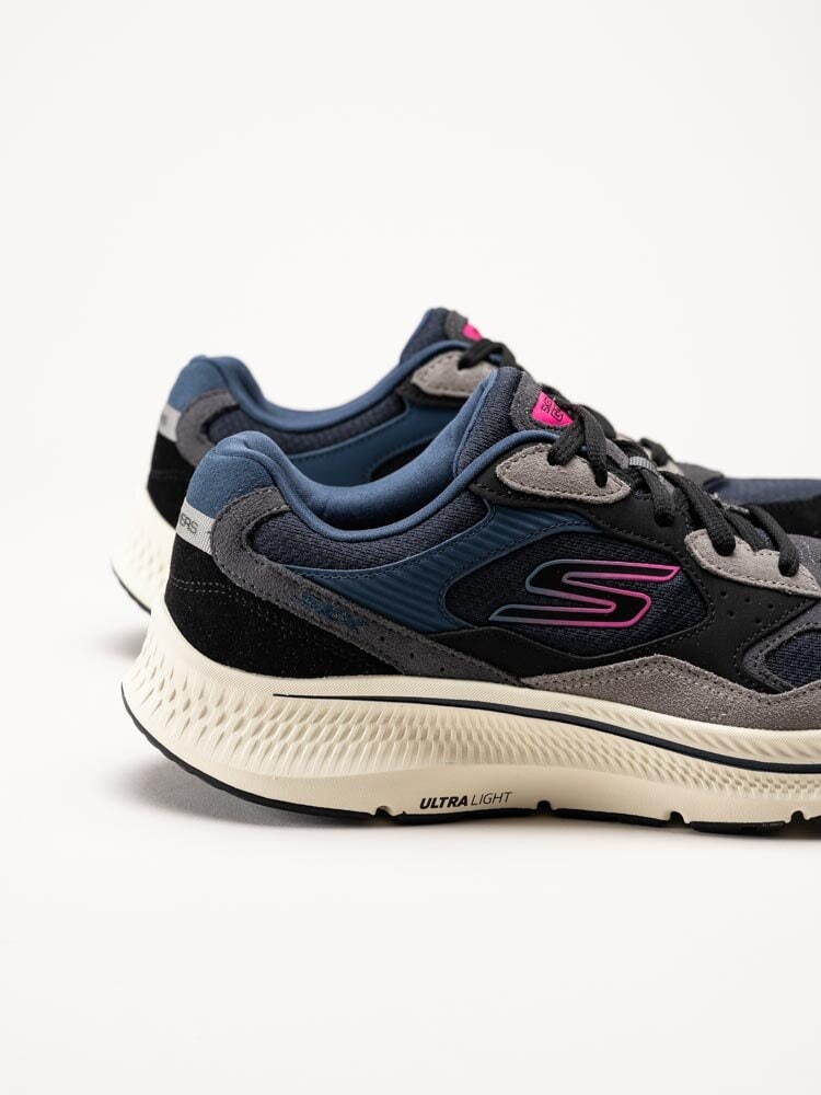 Skechers - Go Run Consistent 2.0 - Blå sneakers i mocka