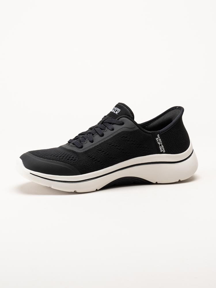 Skechers - Go Walk Arch Fit 2.0 Valencia - Svarta slip-ins sportskor i textil