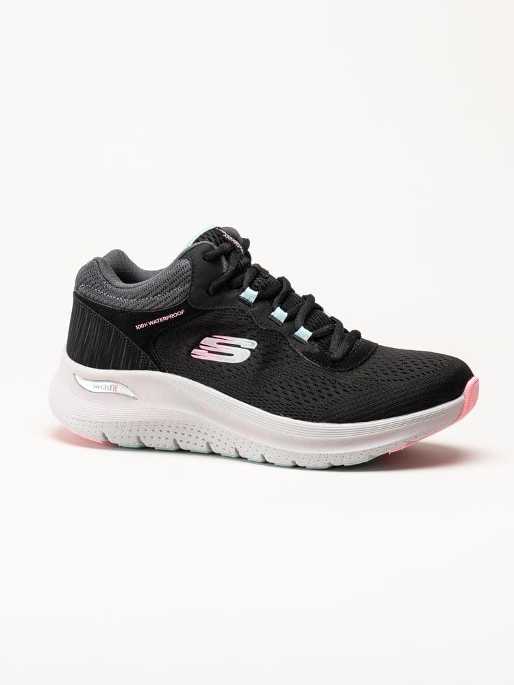 Skechers - Arch Fit 2.0 - Svarta höga sneakers