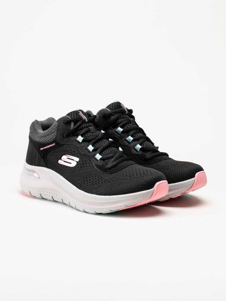 Skechers - Arch Fit 2.0 - Svarta höga sneakers