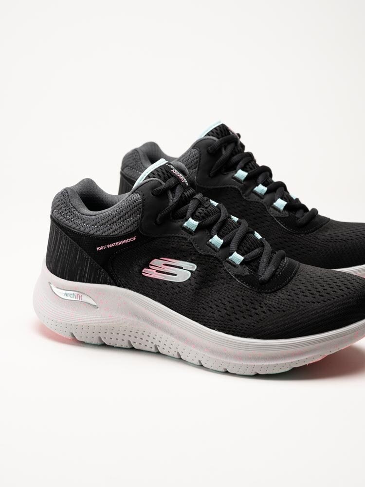 Skechers - Arch Fit 2.0 - Svarta höga sneakers