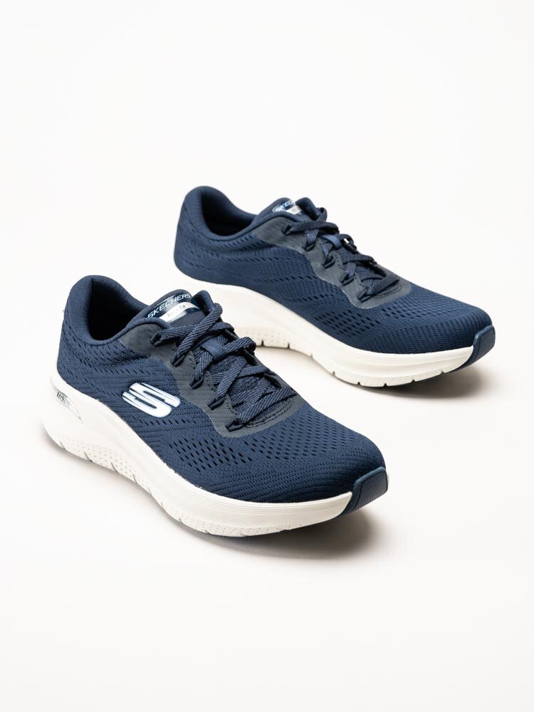 Skechers - Arch Fit 2.0 Big League - Mörkblå sportskor i textil