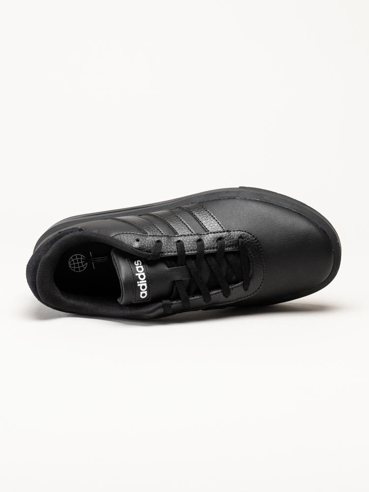 Adidas - Court Platform - Svarta sneakers i skinnimitation