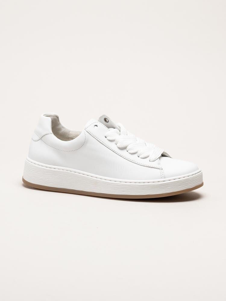 Gabor - Vita sneakers i skinn