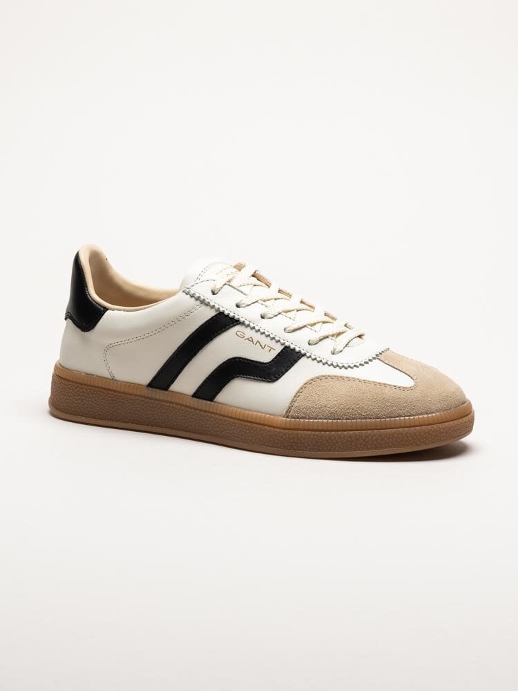 Gant Footwear - Cuzima - Beige retro sneakers i skinn och mocka