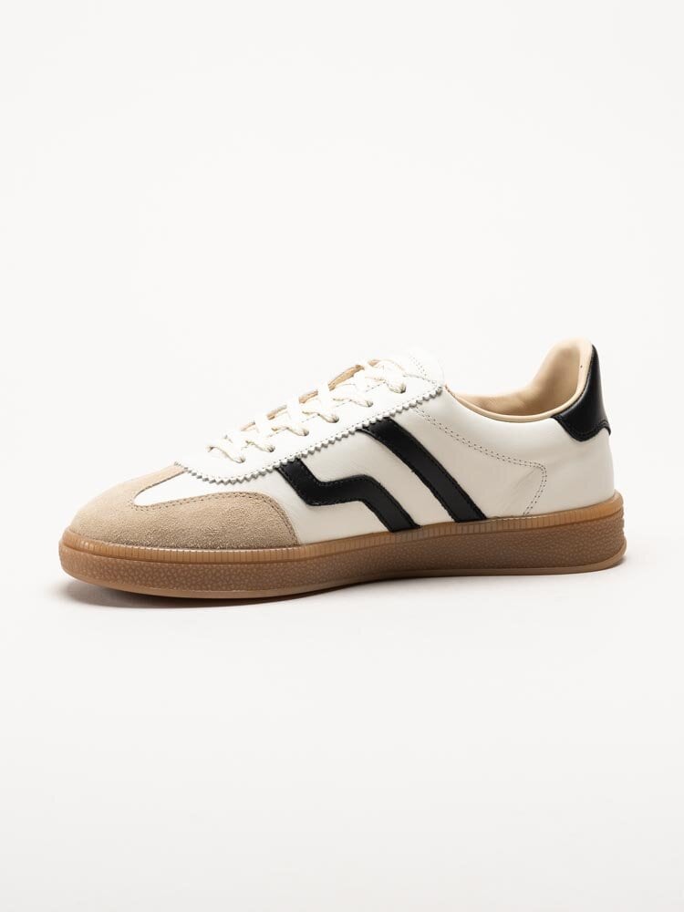 Gant Footwear - Cuzima - Beige retro sneakers i skinn och mocka