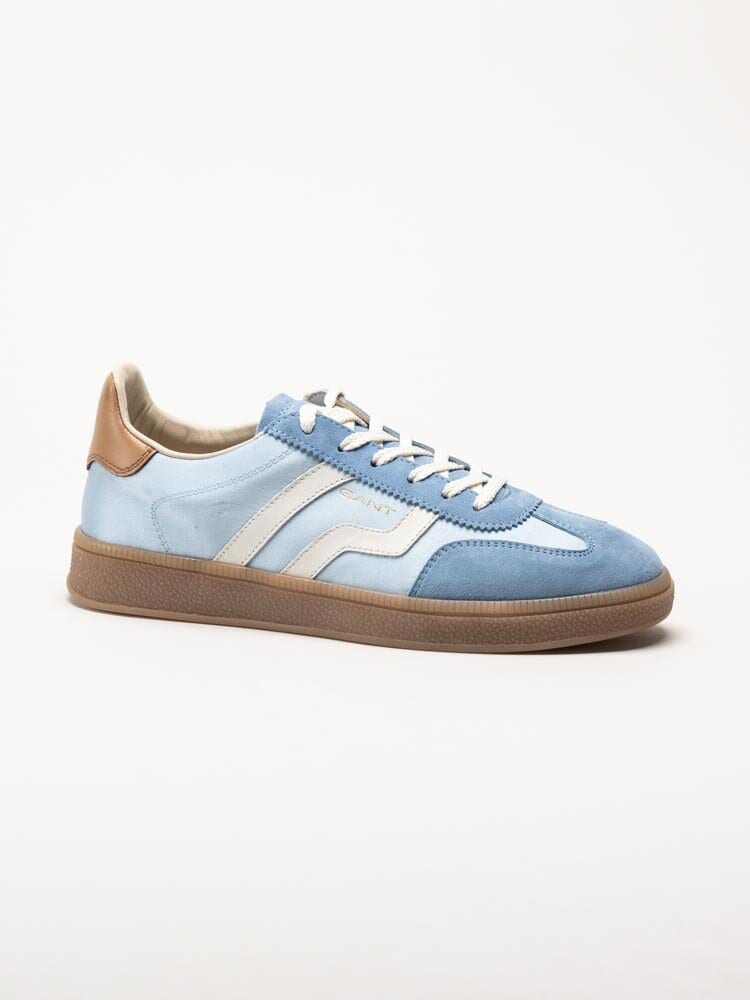 Gant Footwear - Cuzima - Blå retro sneakers i textil och mocka