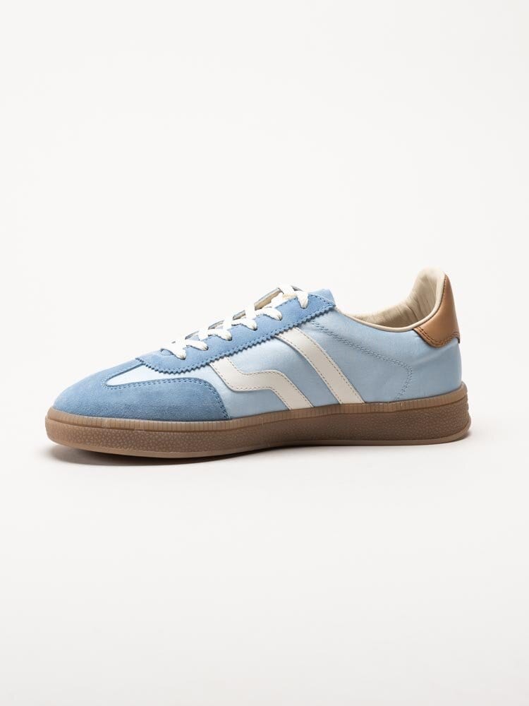 Gant Footwear - Cuzima - Blå retro sneakers i textil och mocka