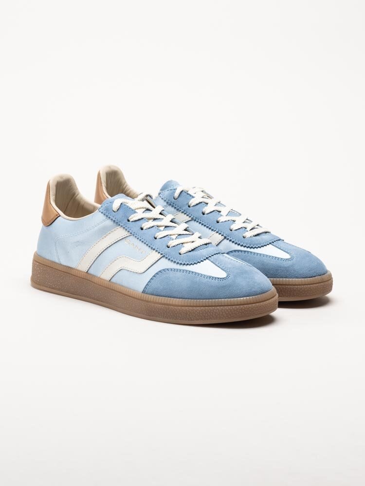 Gant Footwear - Cuzima - Blå retro sneakers i textil och mocka