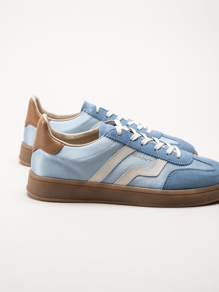 Gant Footwear - Cuzima - Blå retro sneakers i textil och mocka