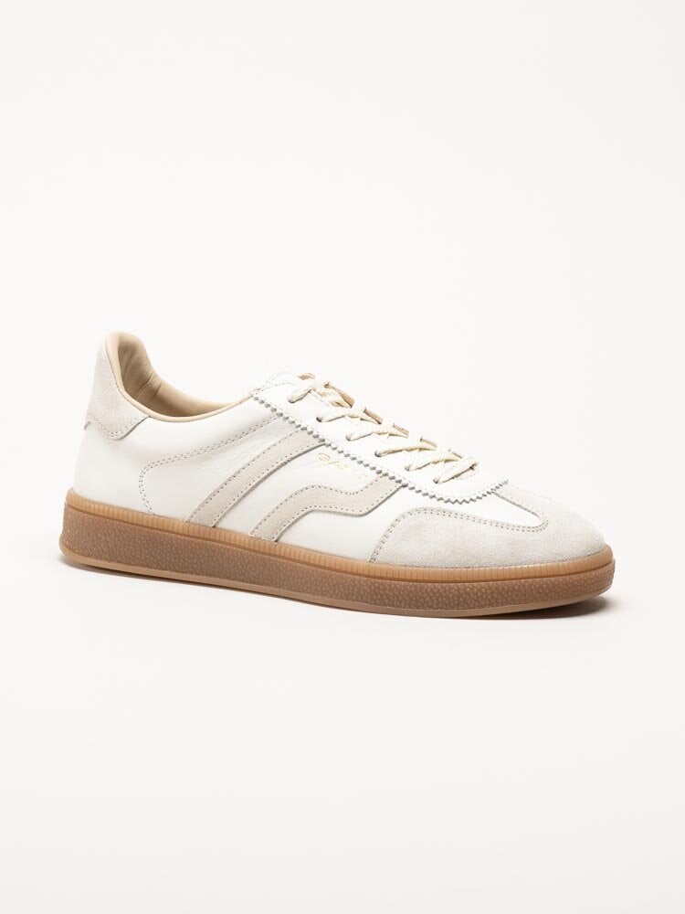 Gant Footwear - Cuzima - Vita retro sneakers i skinn och mocka