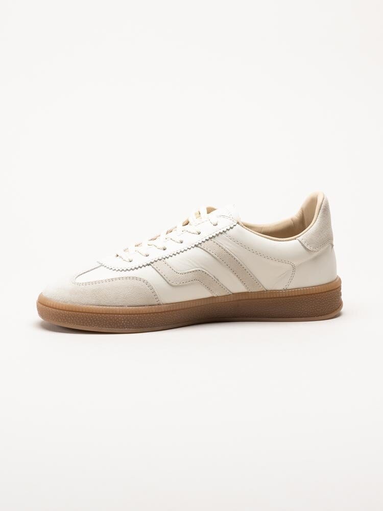 Gant Footwear - Cuzima - Vita retro sneakers i skinn och mocka