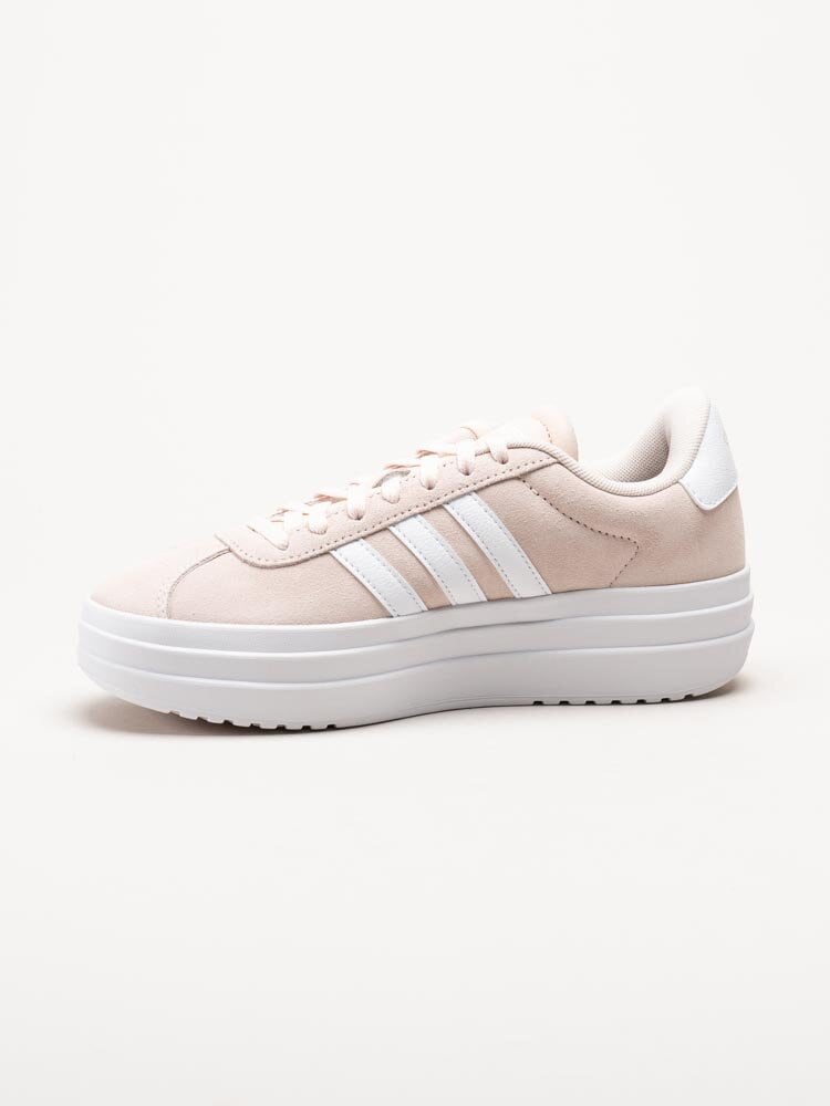 Adidas - VL Court Bold - Rosa platåsneakers i mocka