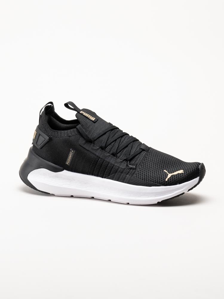 Puma - Softride Symmetry Fuzion Wmns - Svarta sportiga sneakers