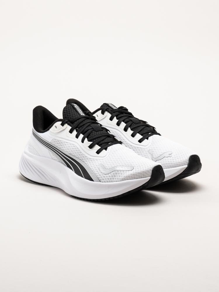 Puma - Pounce Lite - Vita löparskor i textil