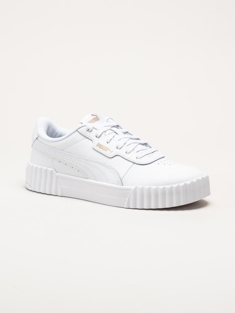 Puma - Carina 3.0 - Vita sneakers i skinnimitation