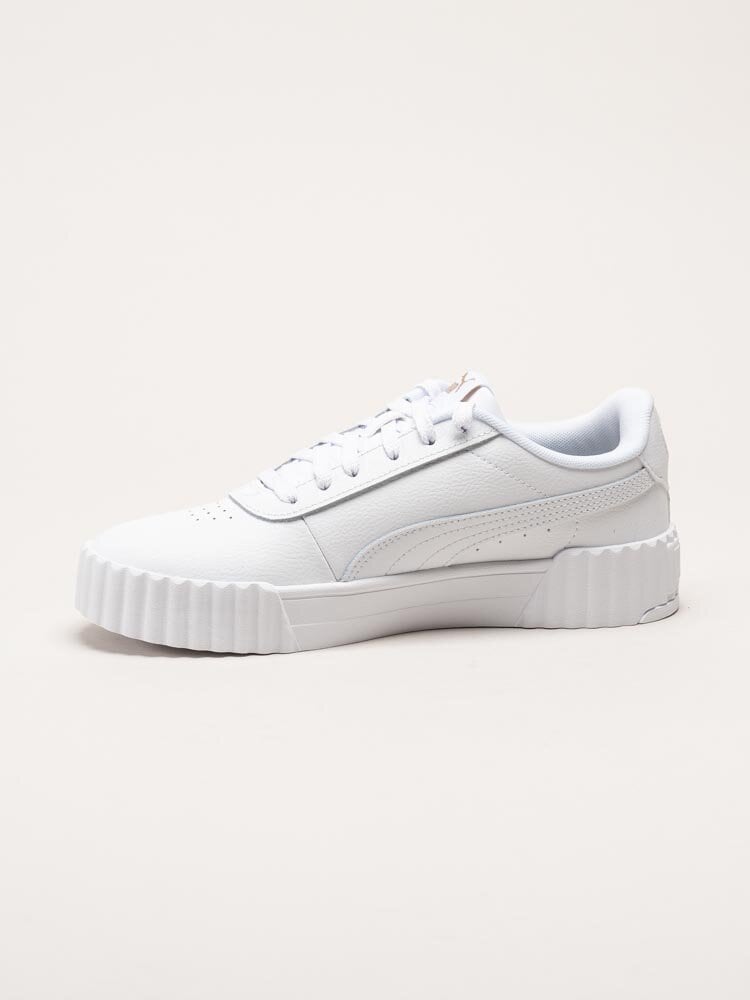 Puma - Carina 3.0 - Vita sneakers i skinnimitation