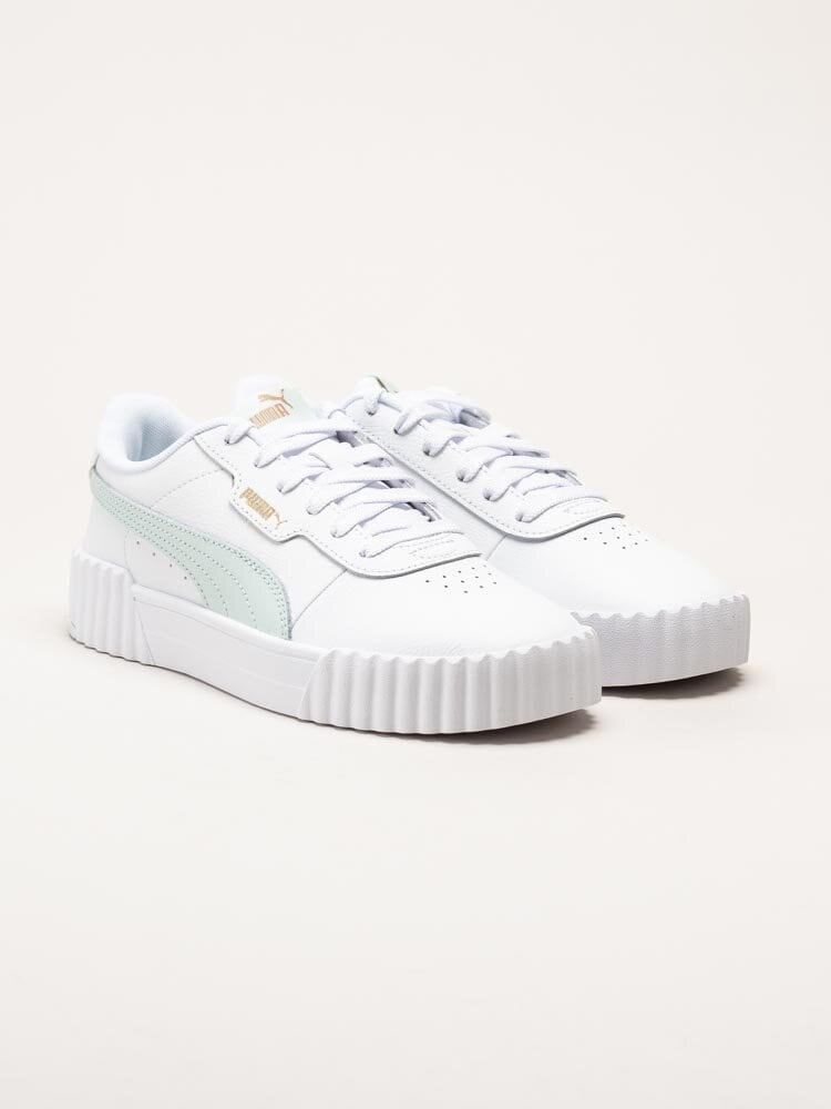 Puma - Carina 3.0 - Vita sneakers i skinnimitation