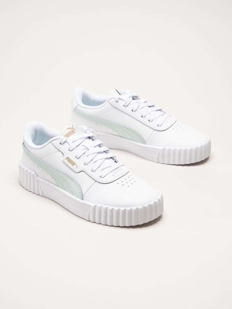 Puma - Carina 3.0 - Vita sneakers i skinnimitation