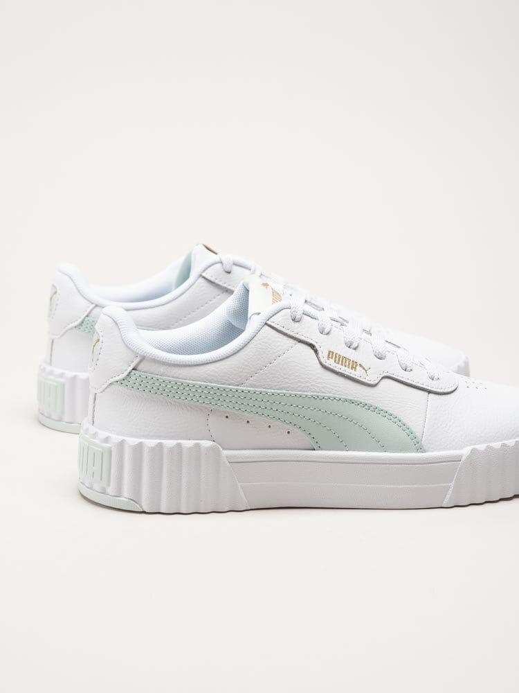 Puma - Carina 3.0 - Vita sneakers i skinnimitation