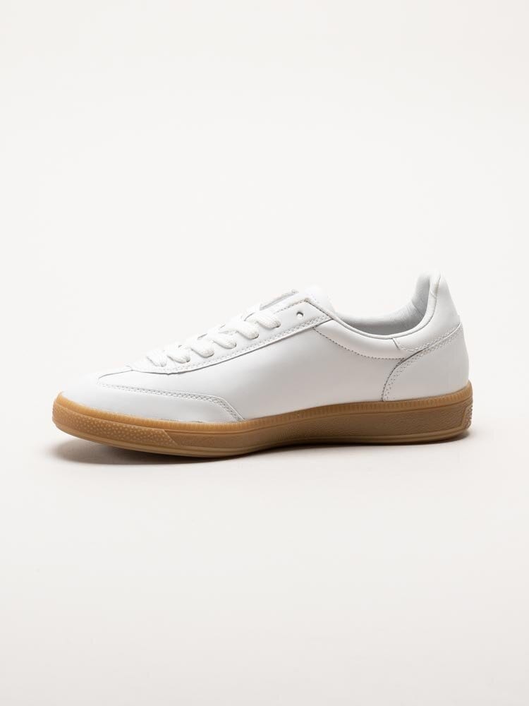 Rieker - Vita sneakers i skinn