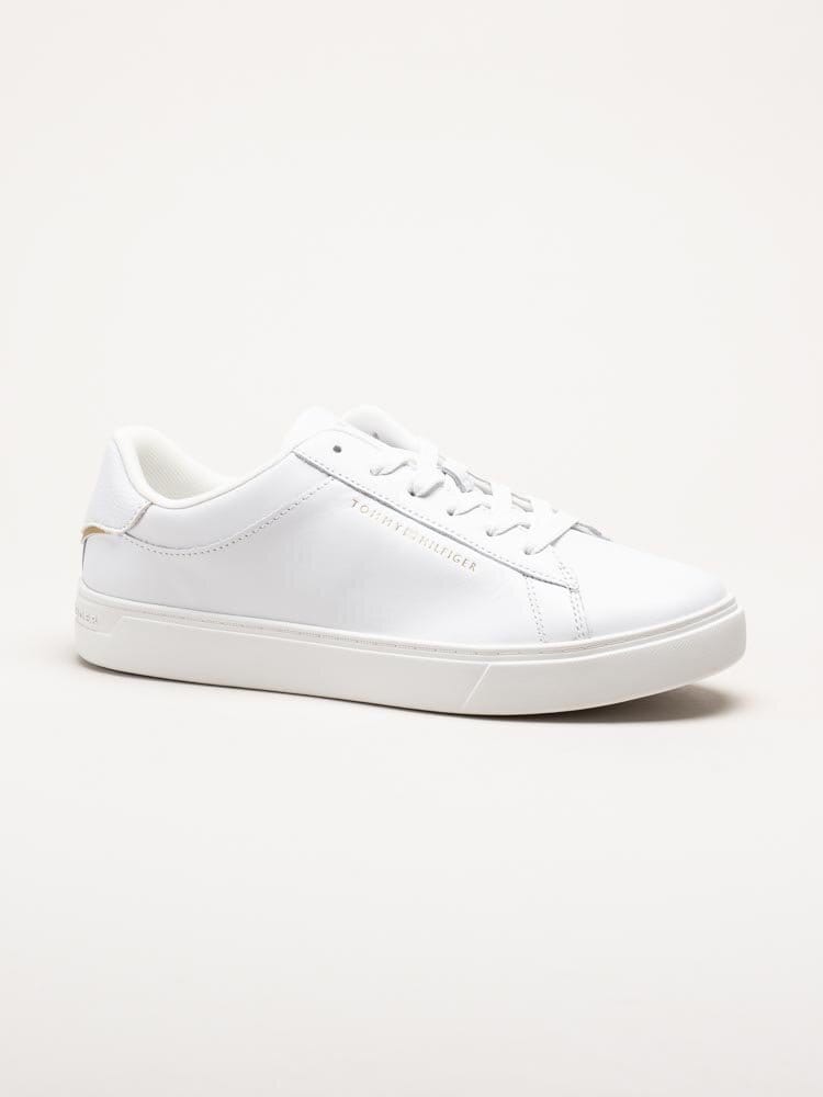 Tommy Hilfiger - Essential Court Sneaker - Vita sneakers i skinn