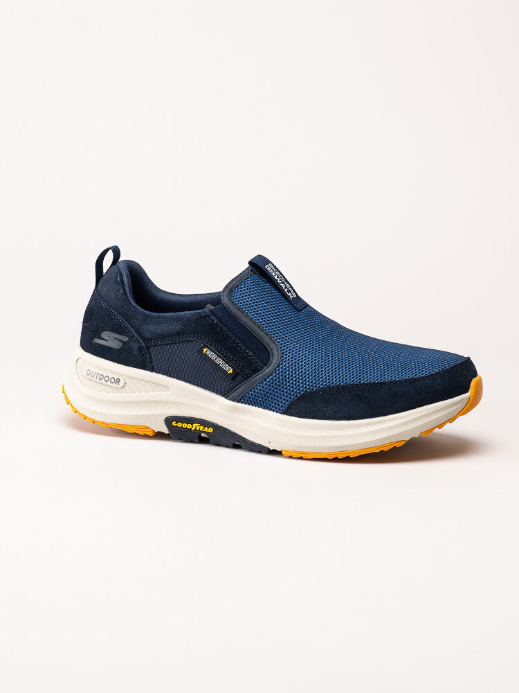 Skechers - Go Walk Outdoor- Andes - Blå slip on sportskor i textil