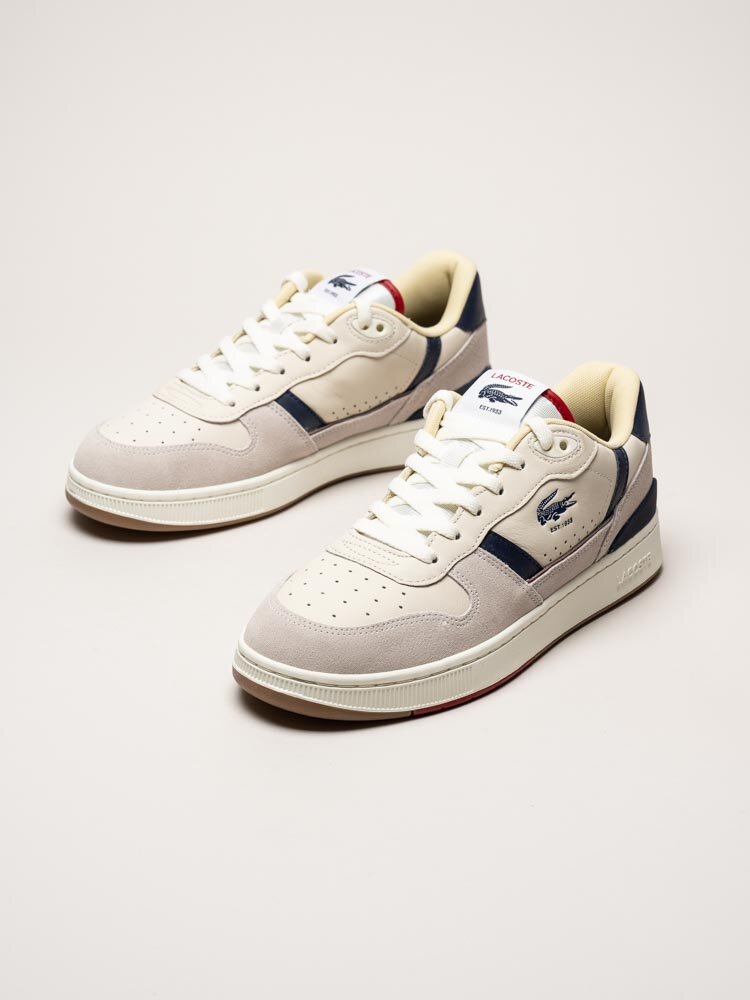 Lacoste - T-Clip Set - Beige multifärgade sneakers