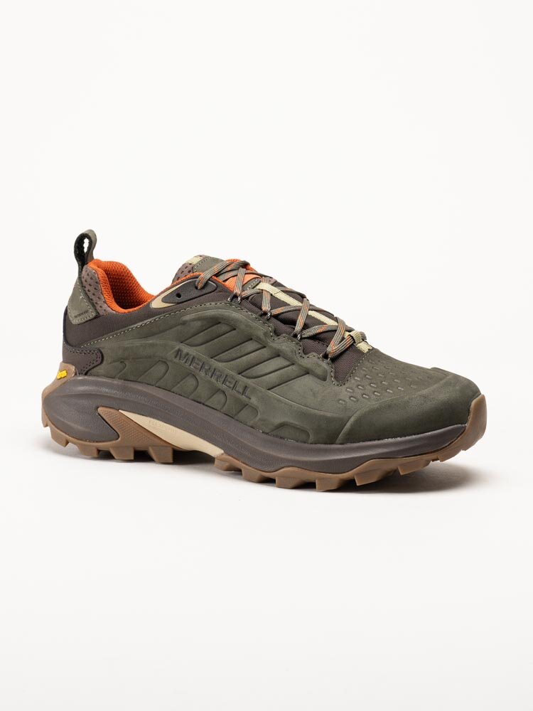 Merrell - Moab Speed 2 Leather WP - Olivgröna hikingsskor