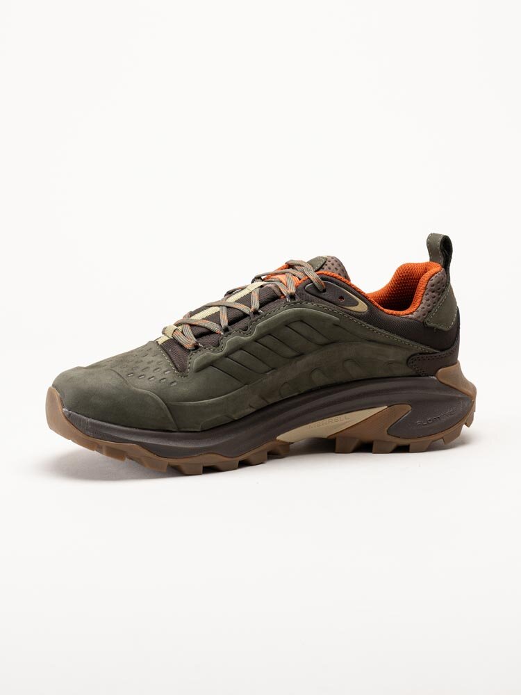 Merrell - Moab Speed 2 Leather WP - Olivgröna hikingsskor