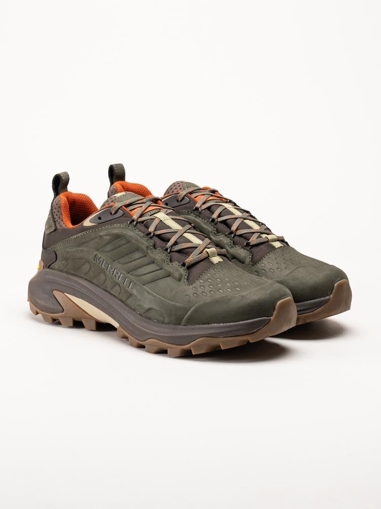 Merrell - Moab Speed 2 Leather WP - Olivgröna hikingsskor