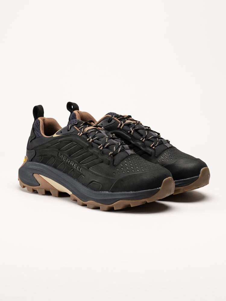 Merrell - Moab Speed 2 Leather WP - Svarta hikingsskor