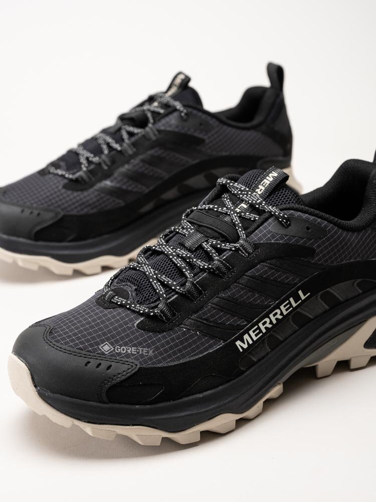 Merrell - Moab Speed 2 GTX - Svarta hikingskor med Gore-Tex