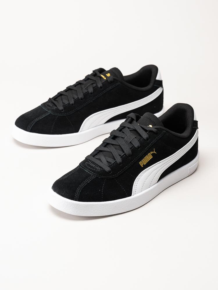 Puma - Club II - Svarta retro sneakers i  mocka