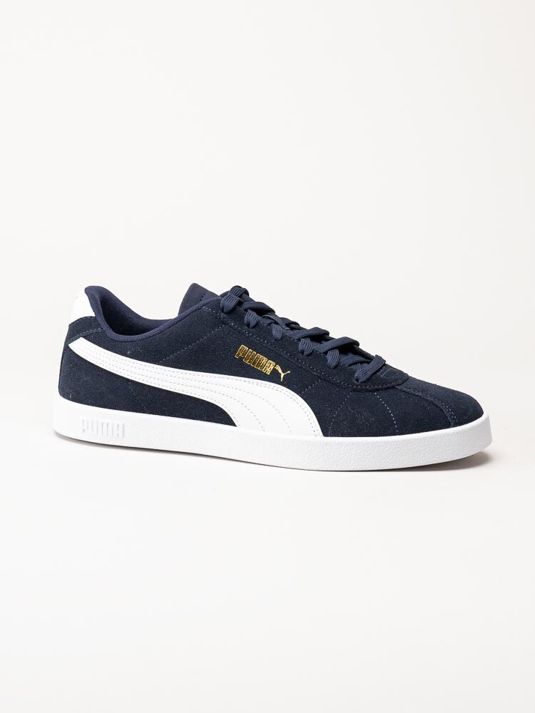 Puma - Club II - Mörkblå retro sneakers i  mocka