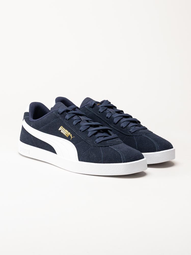 Puma - Club II - Mörkblå retro sneakers i  mocka