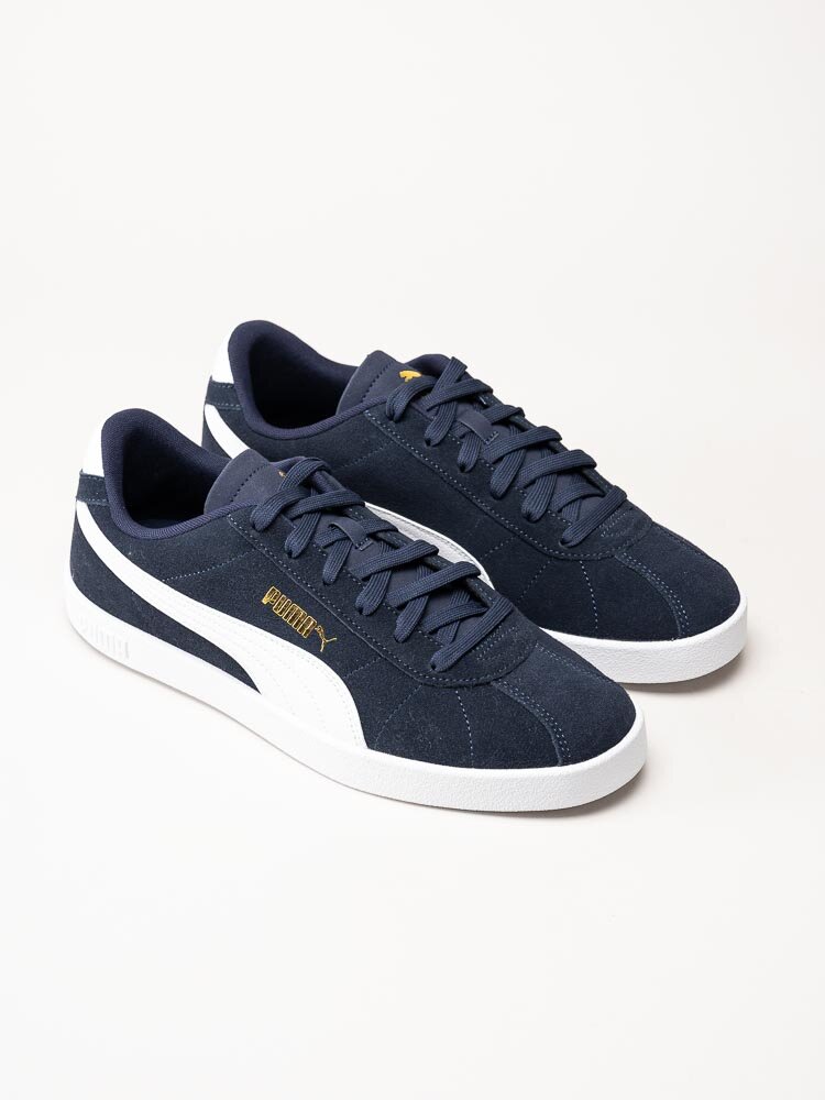 Puma - Club II - Mörkblå retro sneakers i  mocka