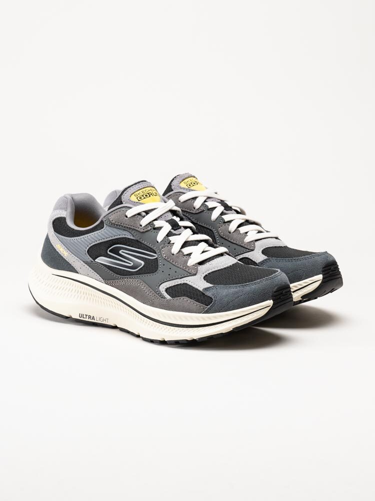 Skechers - Go Run Consistent 2.0 - Grå sneakers i mocka