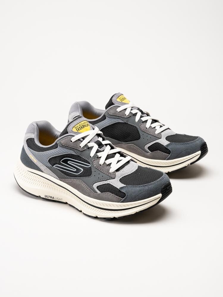 Skechers - Go Run Consistent 2.0 - Grå sneakers i mocka